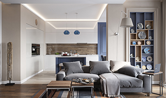 開(kāi)放式廚房跟客廳要怎么規(guī)劃設(shè)計(jì)？