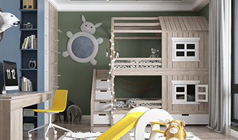 全屋定制設(shè)計(jì)雙人兒童房怎么樣？