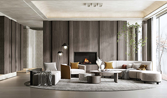 客廳墻面是定制護(hù)墻板還是墻布？