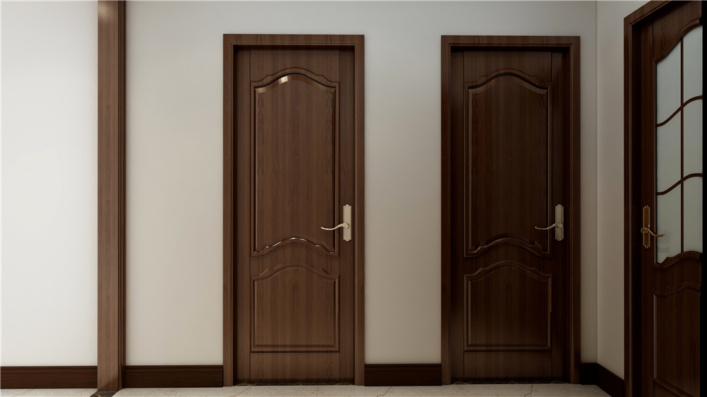 原木門廠家多不多，哪個(gè)工廠好？(圖1)