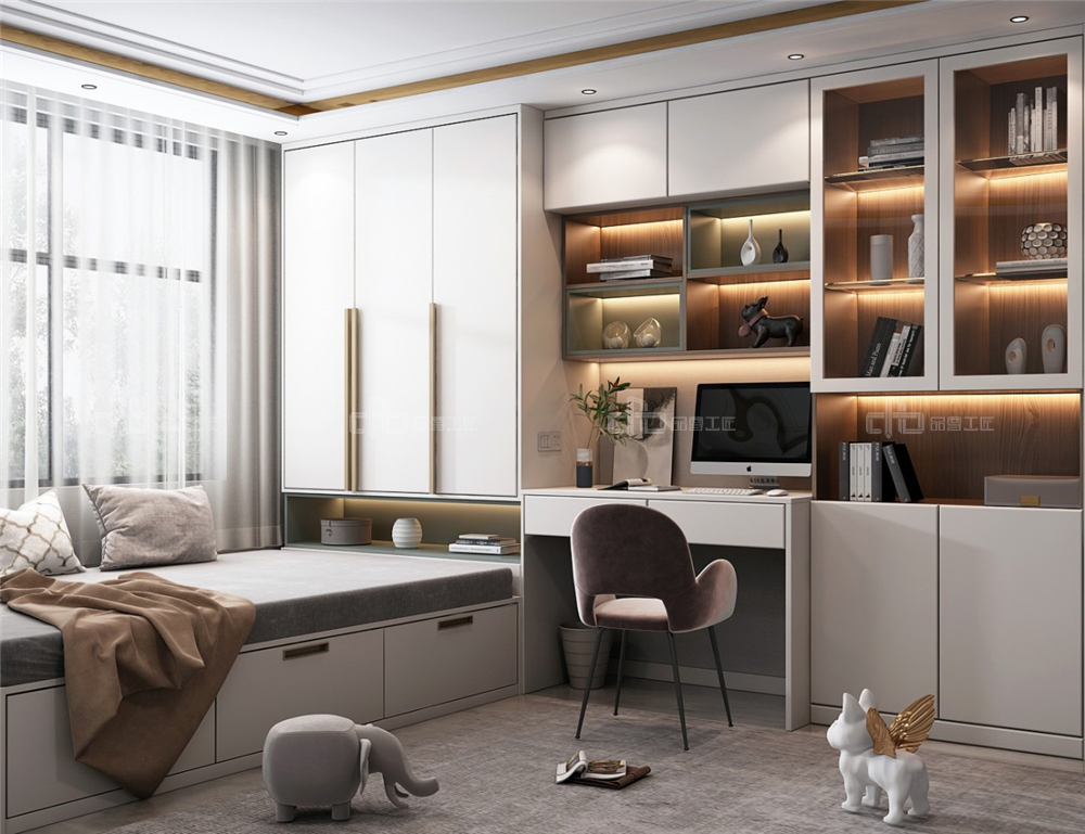 設(shè)計全屋定制書房的時候要注意什么？(圖2)