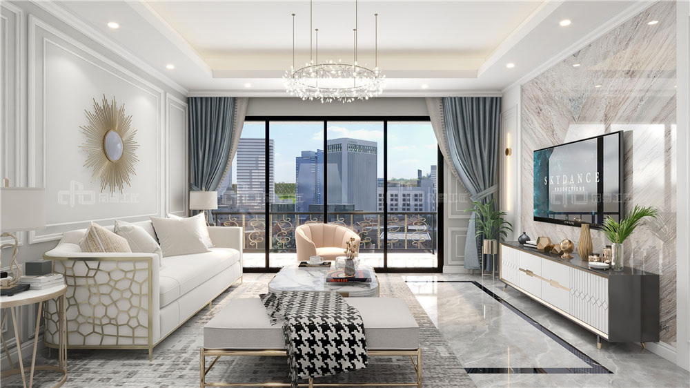 全屋定制如何設(shè)計(jì)美式輕奢風(fēng)格？(圖4)