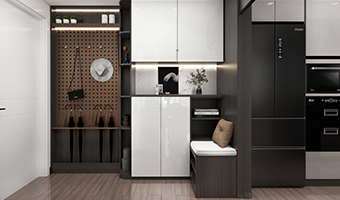 玄關(guān)柜設(shè)計定制有哪些款式？