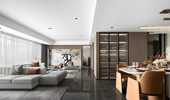 146㎡現(xiàn)代輕奢風(fēng)格，整木定制圖片