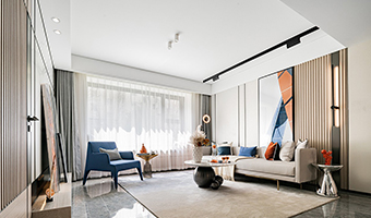 158㎡現(xiàn)代極簡風(fēng)格設(shè)計，整木定制新悅章