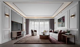 120㎡整木定制住宅，浪漫法式風格