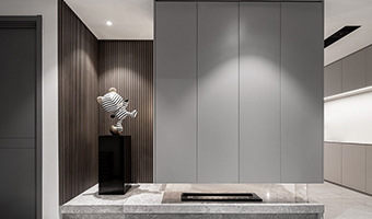 228㎡全屋定制大平層，現(xiàn)代極簡風格設計案例