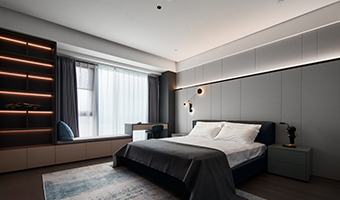 340㎡大平層整木定制，現(xiàn)代極簡風(fēng)格設(shè)計