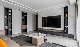 200㎡全屋整木定制設(shè)計(jì)，現(xiàn)代時(shí)尚簡約風(fēng)格