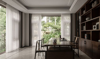 800㎡新中式整木定制，花園別墅設(shè)計(jì)案例