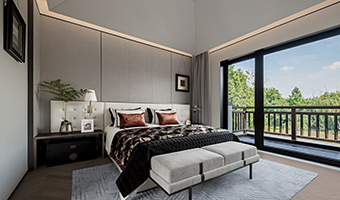 409㎡整木定制別墅，簡約新中式風(fēng)格