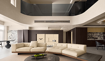 422㎡極簡輕奢風(fēng)，整木定制別墅家居