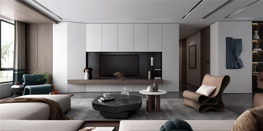 客廳電視機高度在多少左右？(圖2)